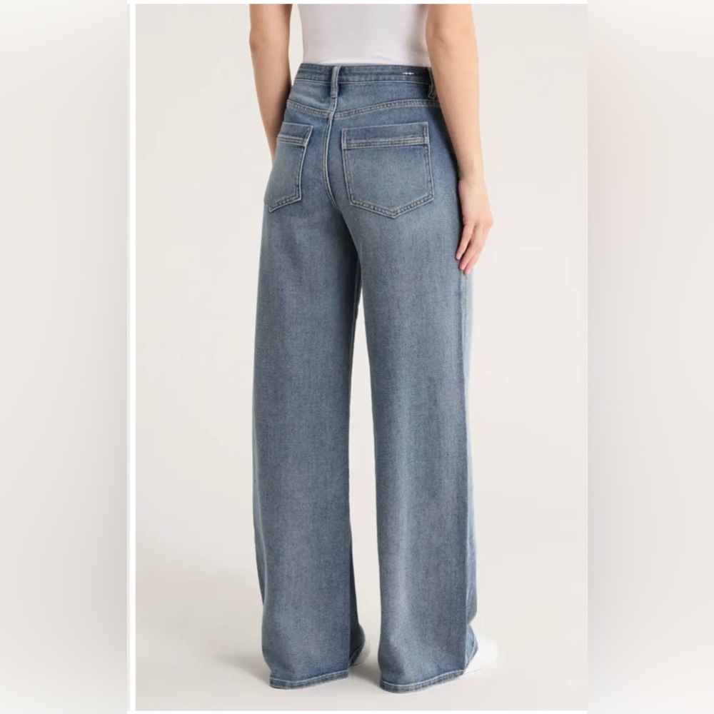 Habitual Women’s Light Blue Flare Wide Leg Jeans, Size 6/28. NWT - Picture 3 of 16